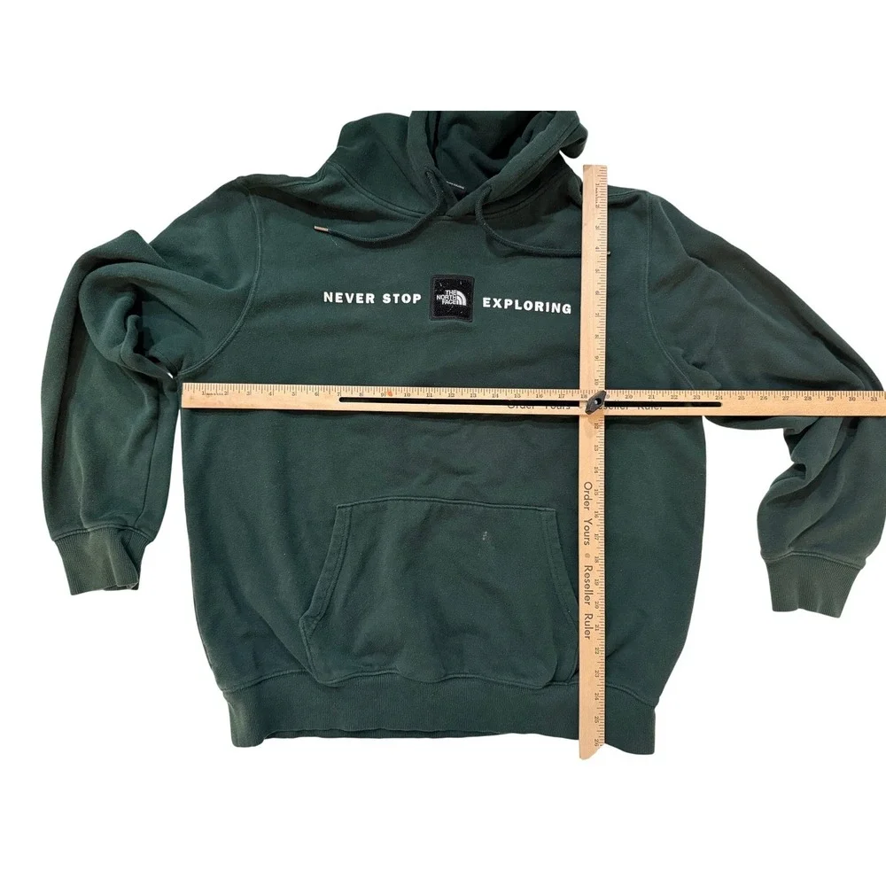 The North Face Pullover Hoodie Mens Large Green 3D Patch‎ Outdoor Streetwear